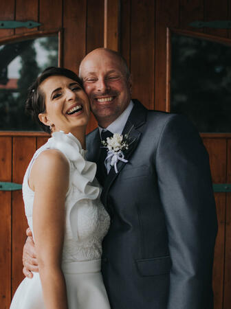 "Every page was a sentimental journey back through precious moments." - Elise &amp; Jamie